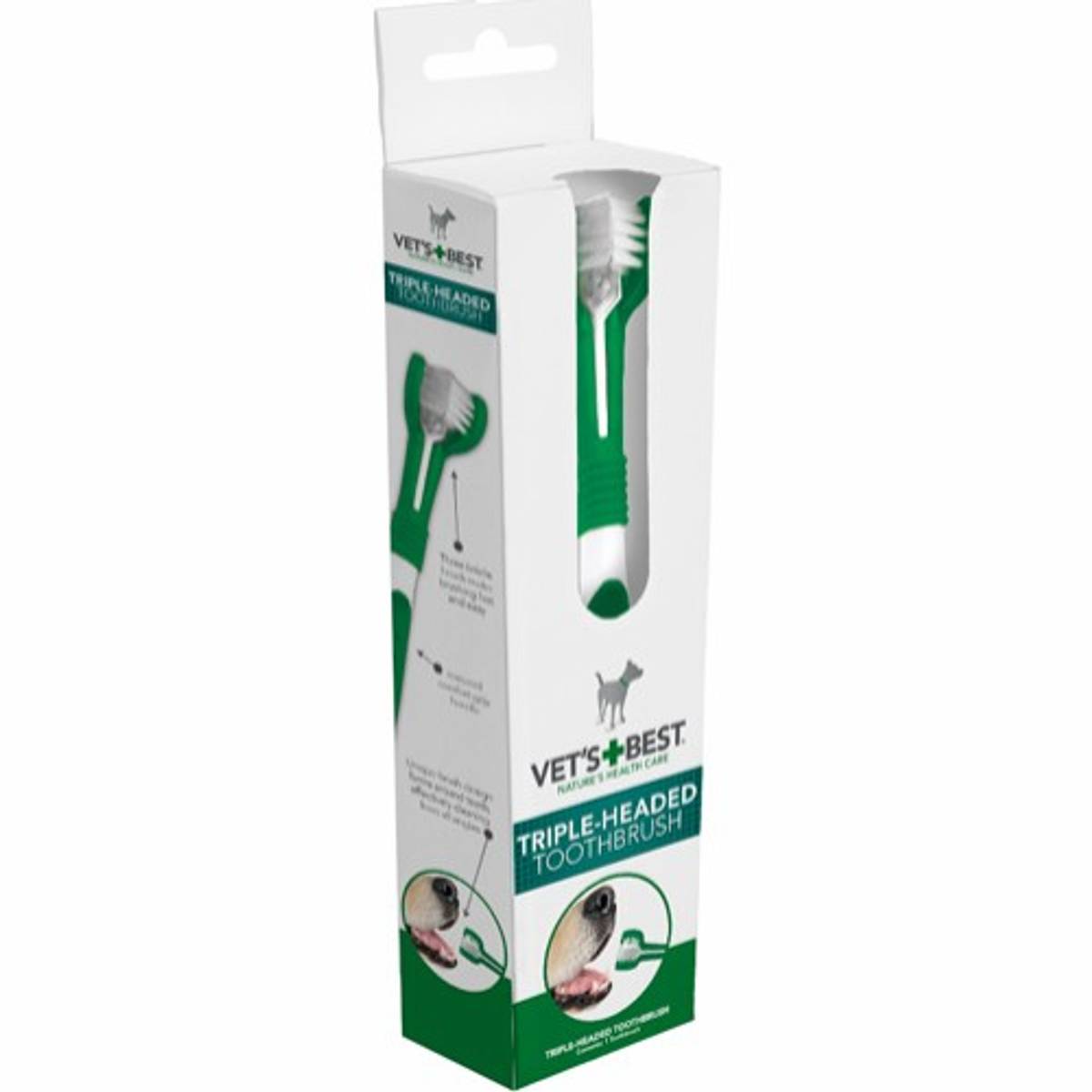 3-hodet tannbørste