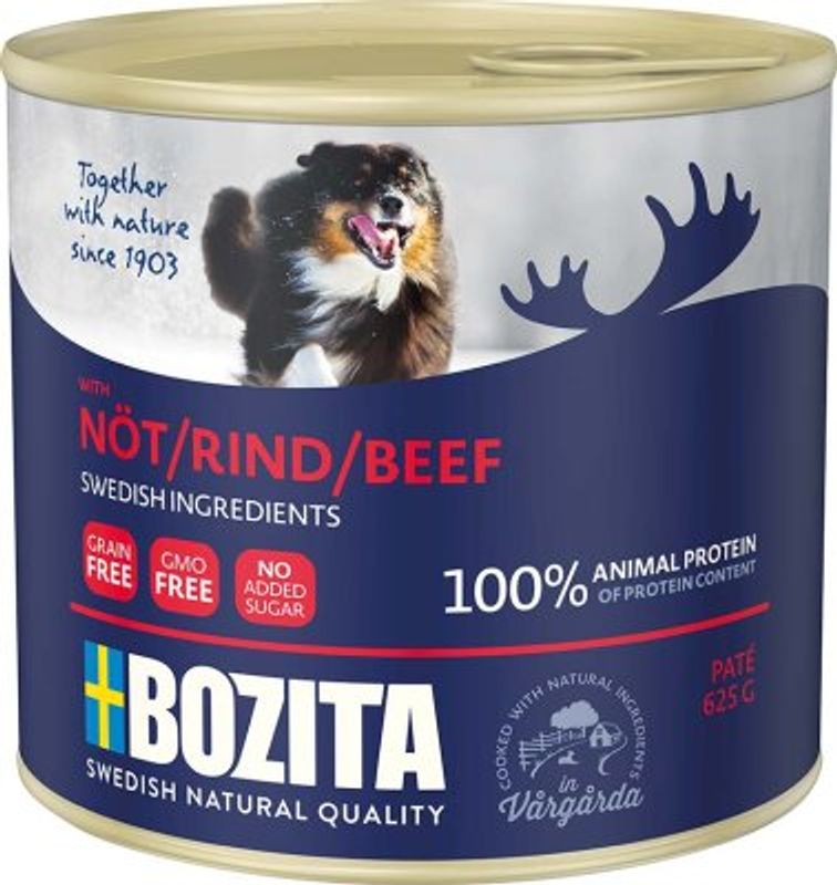 Bozita Biff 625g konservert