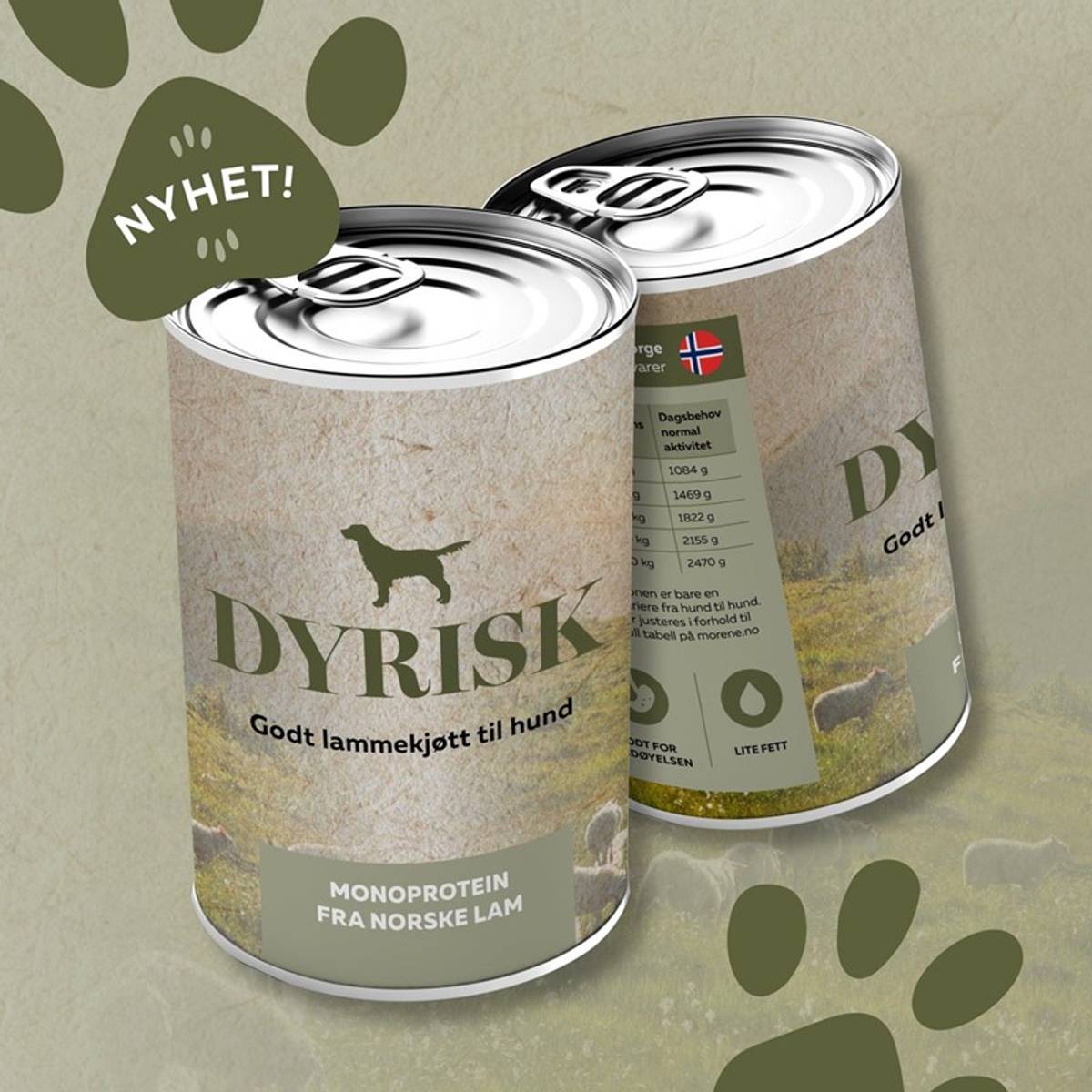 Dyrisk lammekjøtt 400g