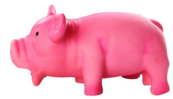 Hovedbilde Hundelekesak latex gris L