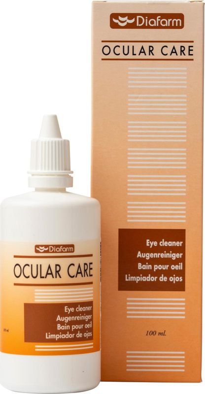 Diafarm Øyerens 100 ml | Skånsom Øyedusj til Hund & Katt
