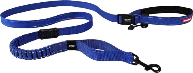 Hovedbilde Ezydog Koppel Road Runner Blå 210 cm Reflex Zero Shock