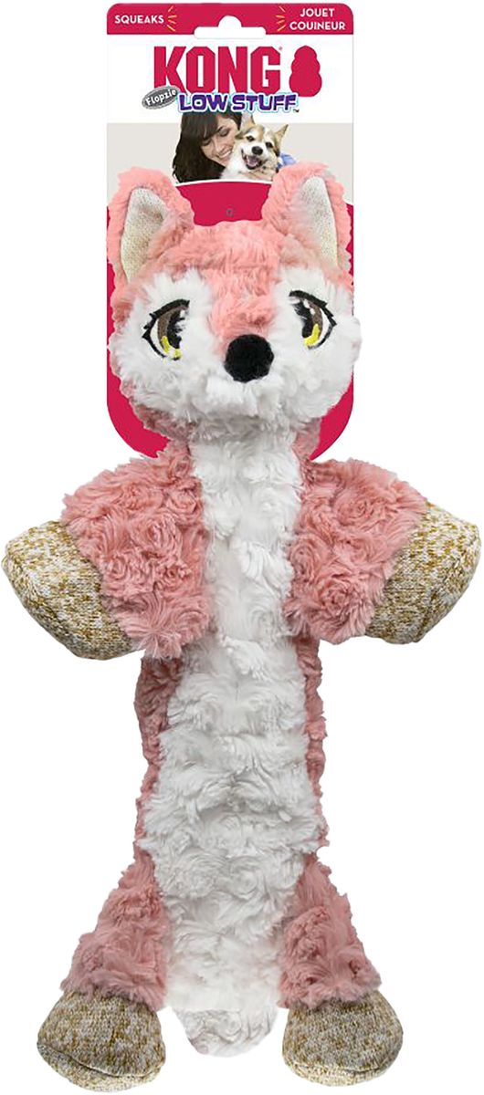 KONG Low Stuff Flopzie Fox M 48x26x9 cm