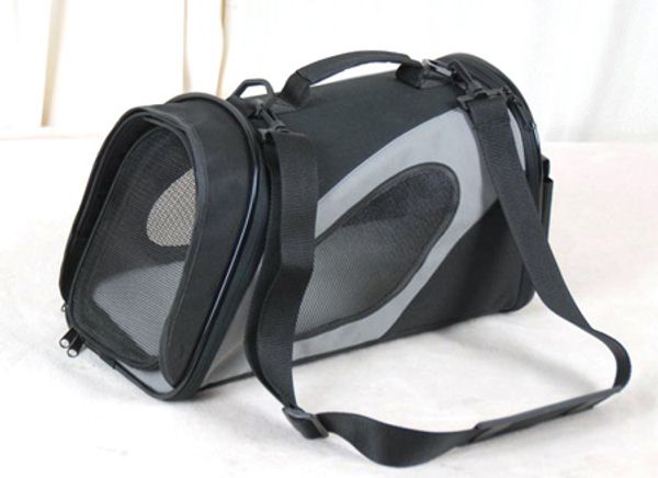 Hovedbilde TRANSPORTVESKE NYLON LUTENDE SORT/GRÅ SMALL 39X21X