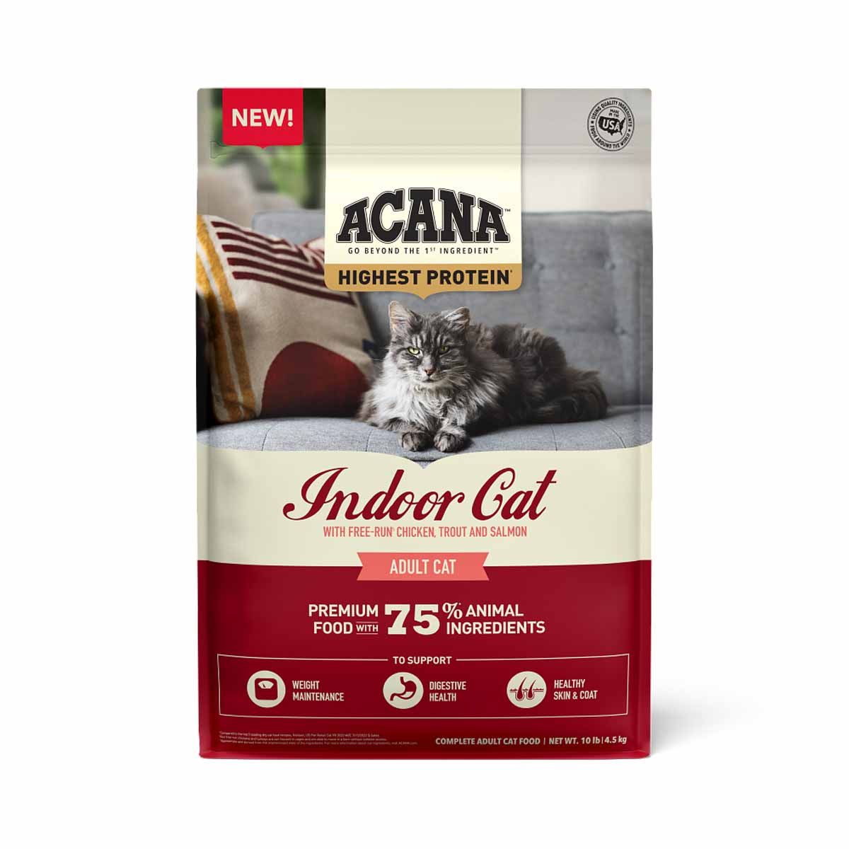 Acana Katt Høy Protein Innendørs ( 1,8 kg)