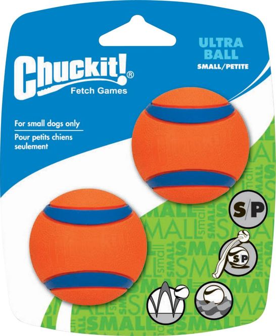 Hovedbilde CHUCKIT! Ultra Ball Str S 2-Pakning | Slitesterk Hundeball