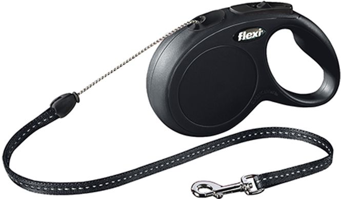 Hovedbilde FLEXI KOPPEL NEW CLASSIC S 8M LINA SVART MAX 12KG