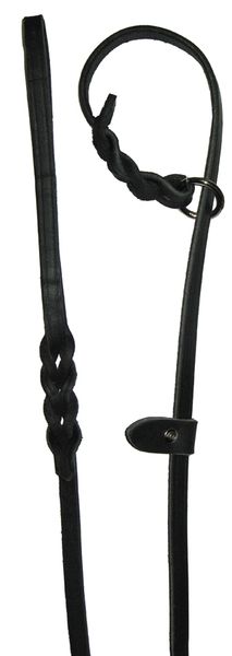 Hovedbilde ALAC UTSTILLINGSTAU LÆR SORT RING + STOPP 10 MM x ...