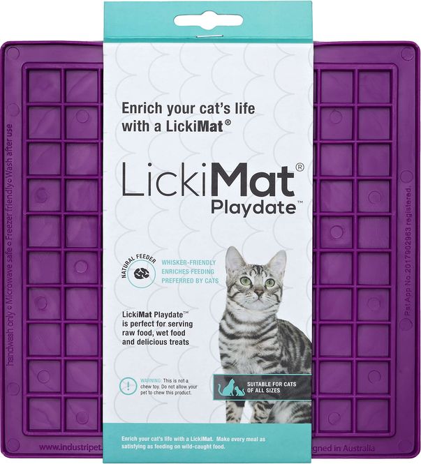 Hovedbilde LICKIMAT KATT PLAYDATE LILLA 20x20 CM