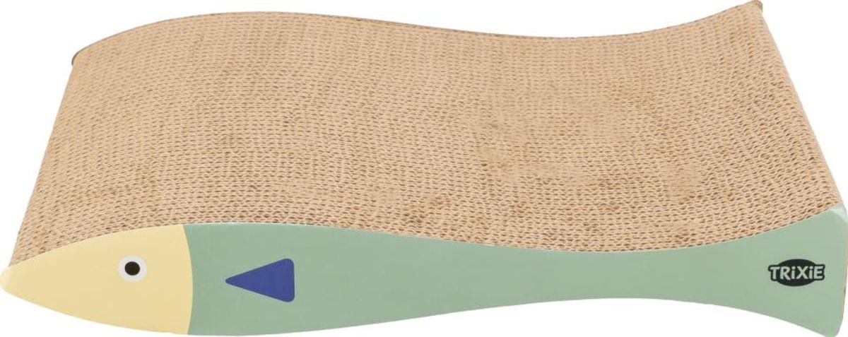 Trixie fiskeformet kradestolpe med kattemynte