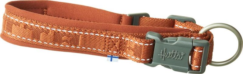 Hurtta Casual ECO Halsbånd Cinnamon 45-55 cm - Polstret og Miljøvennlig