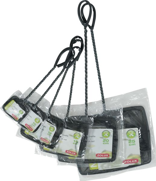 Hovedbilde Zolux Akvariehåv Svart 20 cm - Skånsom Fiskehåv