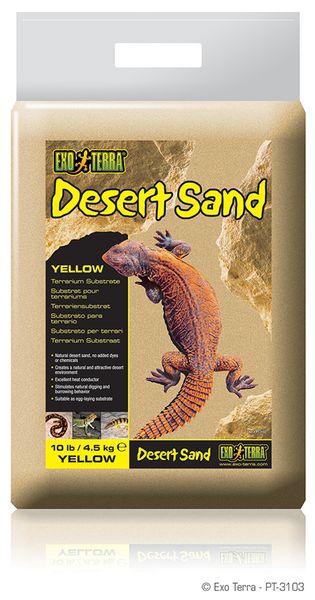 Hovedbilde Exo Terra Desert Sand Gul 4,5 kg - Naturlig ...