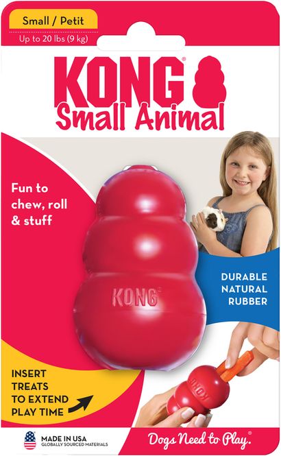 Hovedbilde KONG Small Animal Classic - Aktivitetsleke i Naturgummi til Smådyr