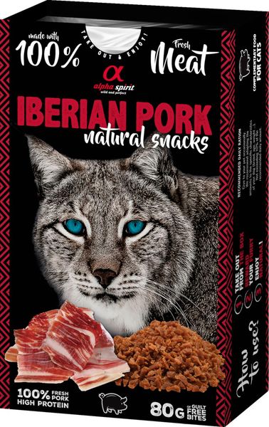 Hovedbilde Alpha Spirit Cat Naturals Iberian Pork - Godbiter ...