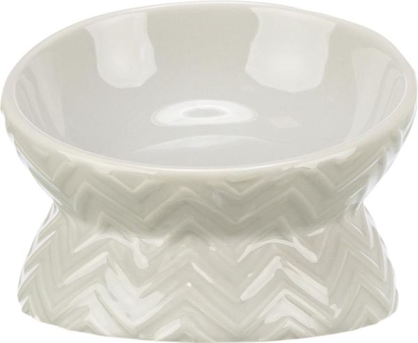 Hovedbilde Trixie Keramisk Opphøyet Skål, Lys Taupe (150 ml ...