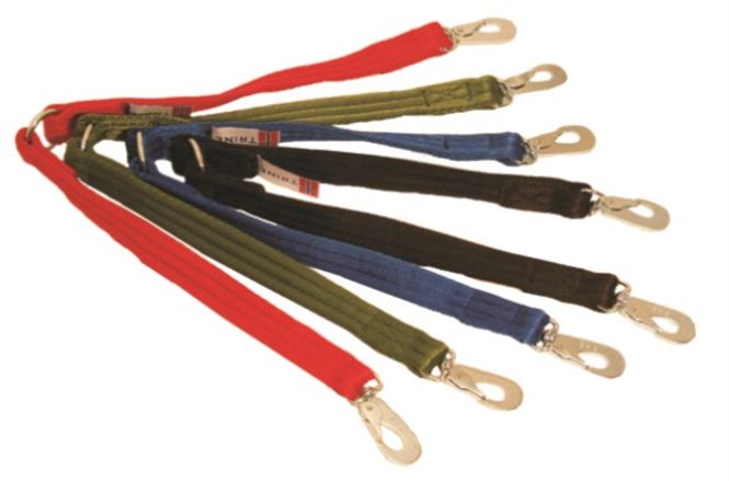 Hovedbilde Hanefot i webb 18mm sort m. ulik lengde