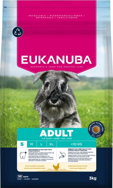 Hovedbilde EUKANUBA Adult Small Breed m.Kylling ( 3kg )