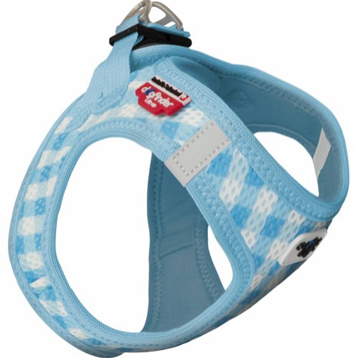 VEST SELE, AIR-MESH BLÅ STRIPER XS M/KOBBEL 1,5M