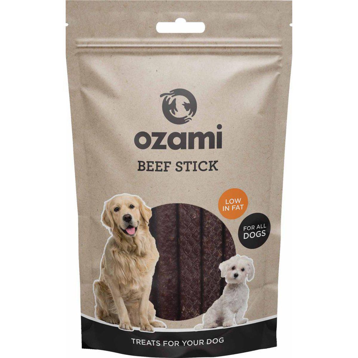 OZAMI Myke Tyggepinner med Biff 11cm - 100gr