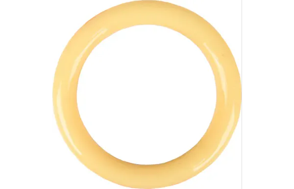 Hovedbilde Mika Nylonring Vanilje 14 cm | Dental Tyggering til Hund