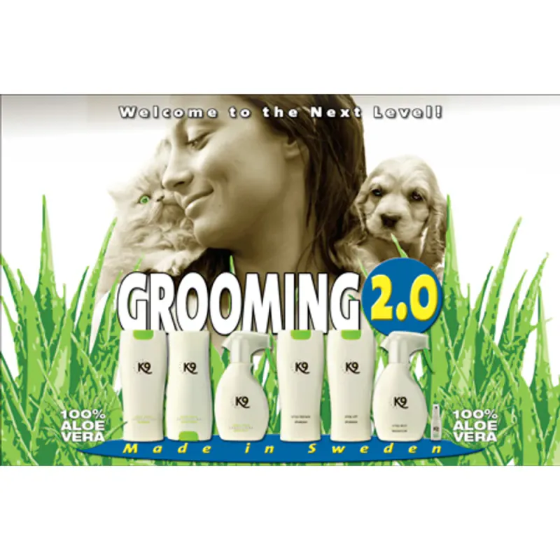 K9 Aloe Vera Sjampo 300ml | Profesjonell Pleie for Alle Dyr