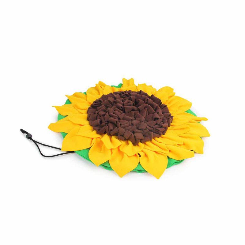 Stor Snusematte Solsikke - 60x60x5cm 