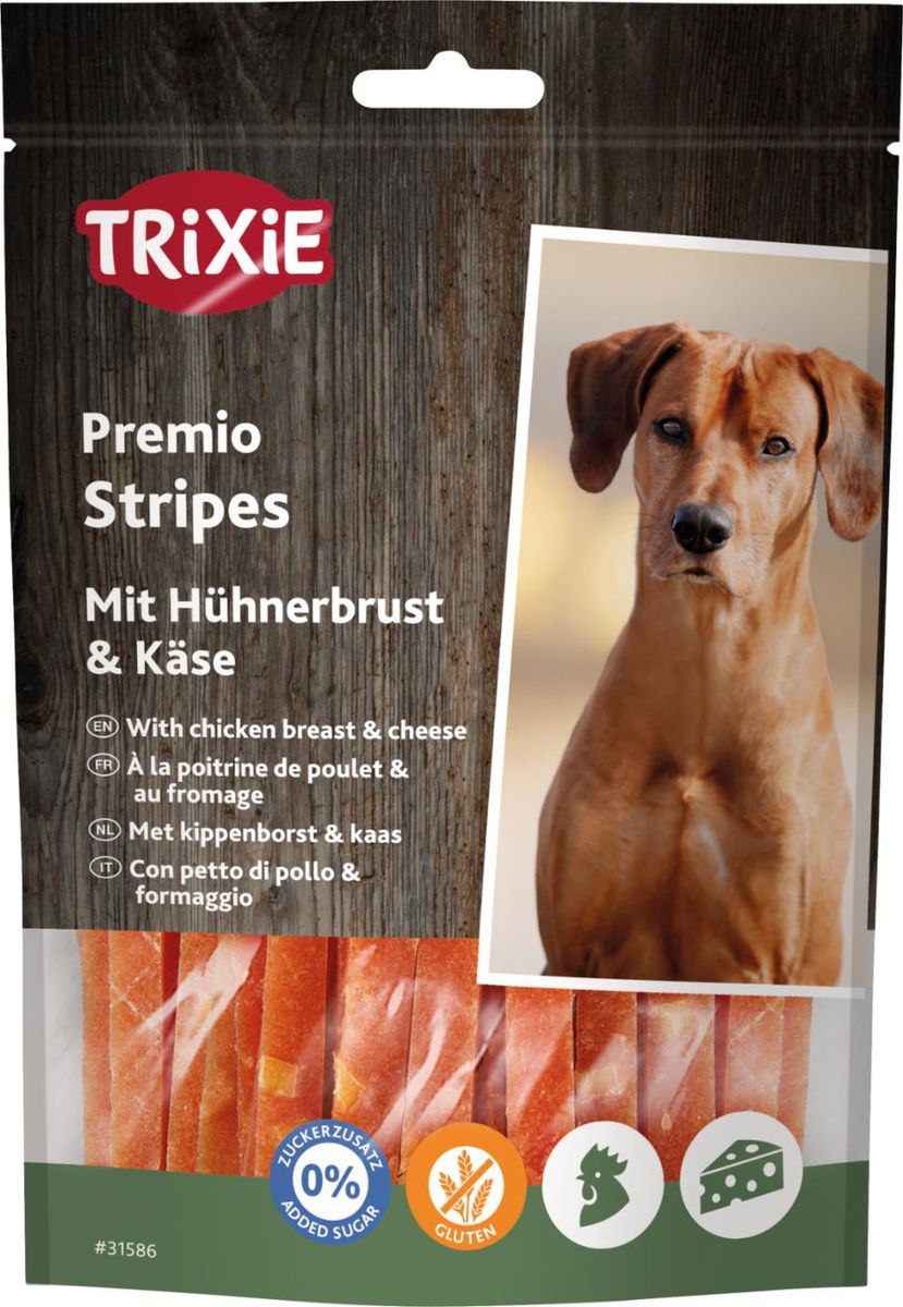 Trixie Premio Cheese Chicken Stripes 100g | Hundegodbit