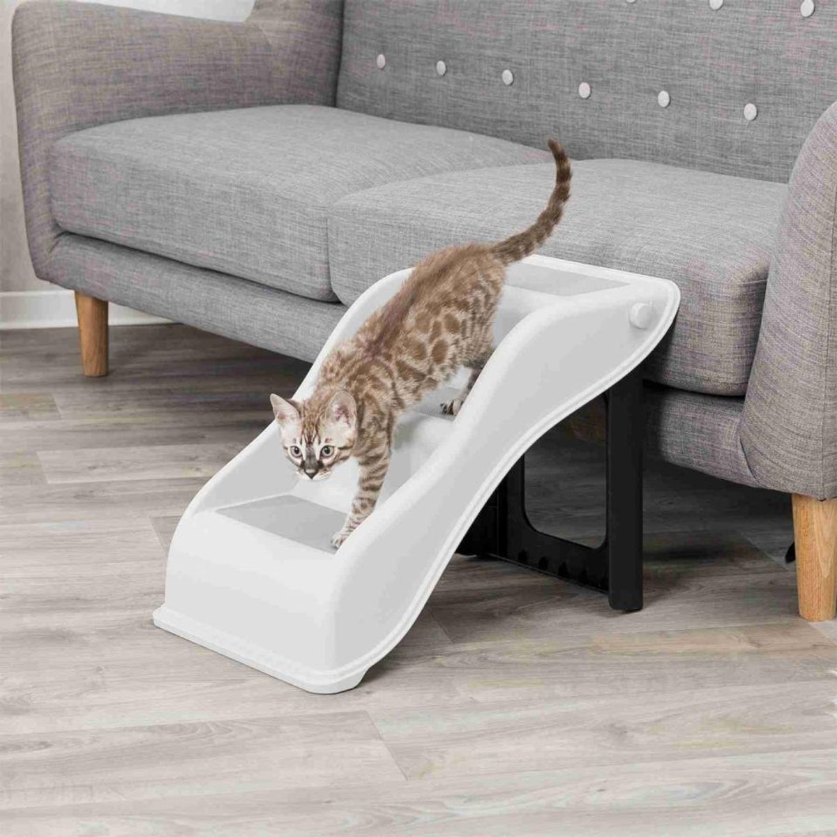Trixie Hundetrapp 34x39x54 cm | Sammenleggbar plasttrapp