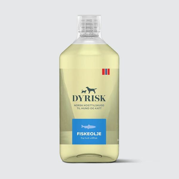 Hovedbilde Dyrisk Fiskeolje 1 Liter | Naturlig Omega-3 til Hund