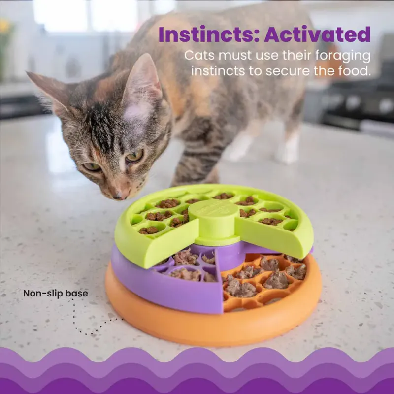 Nina Ottosson Kitty Lickin' Layer | Kattepuslespill & Saktespiser