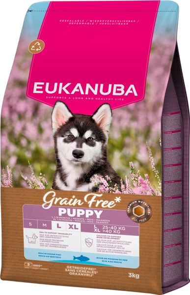 Hovedbilde EUKANUBA Puppy Large Grainfree Havfisk 3kg | ...