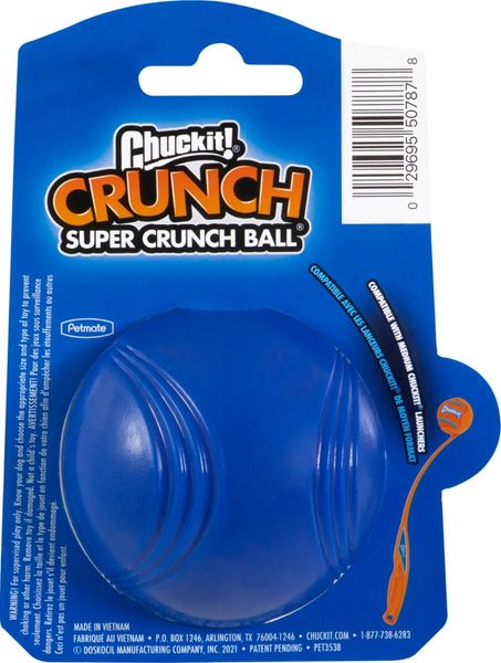 Hovedbilde CHUCKIT! Super Crunch Fetch Ball Medium | Knitrende Hundeball
