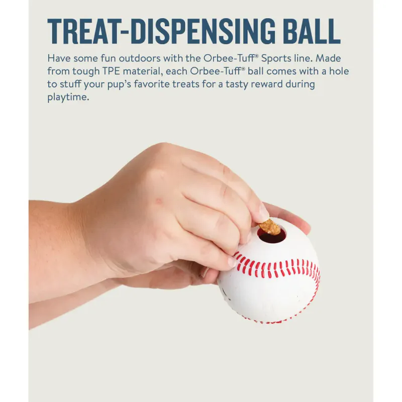Planet Dog Orbee-Tuff Baseball | Fyllbar & Slitesterk Ball
