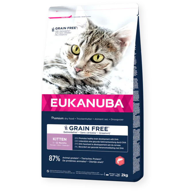Hovedbilde EUKANUBA Kattunge Tørrfôr Kornfritt m. Laks ( 2 kg )