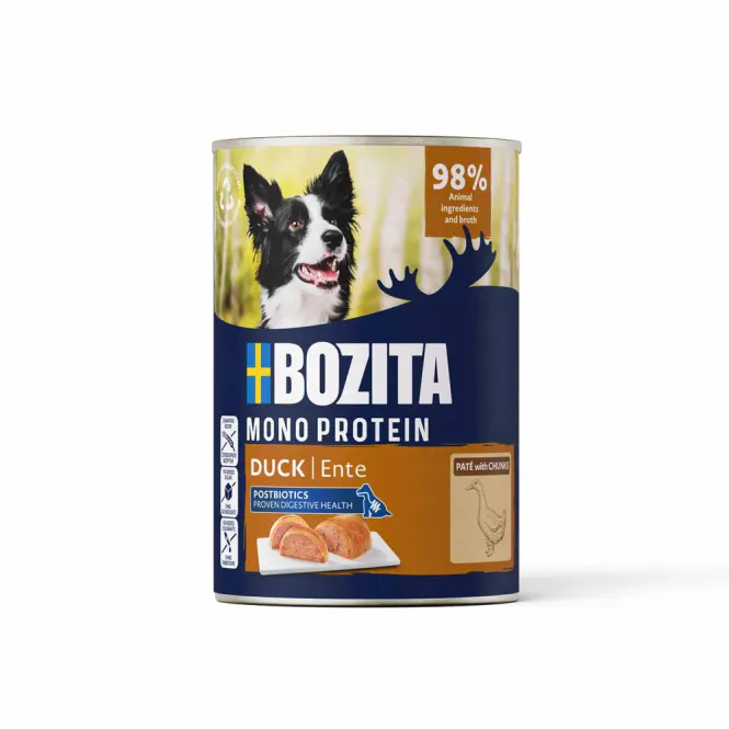 Hovedbilde BOZITA Hundepaté And 400g | Monoprotein med Postbiotika