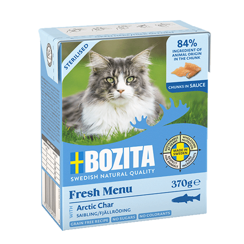  BOZITA Cat Sterilised Artic Char In Sauce 370g