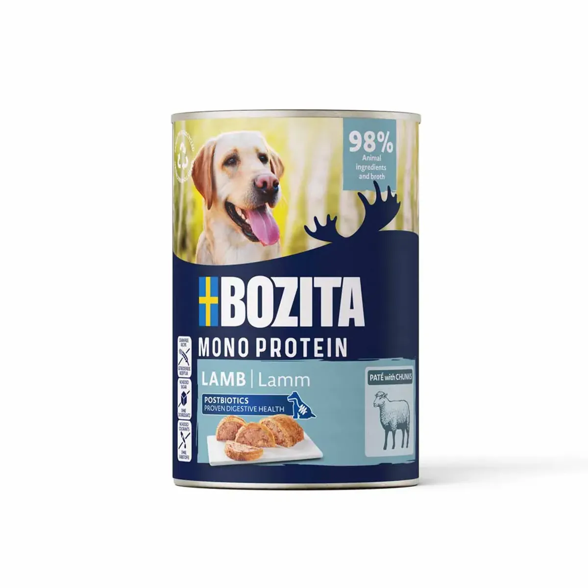 BOZITA Hundepate Lam 400g | Monoprotein Våtfôr