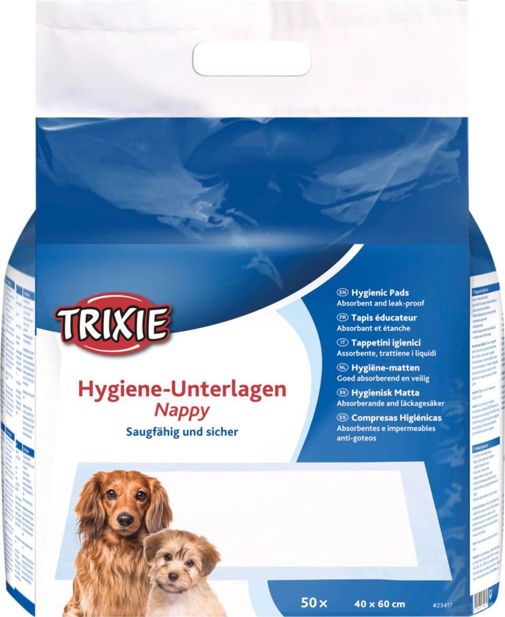 TRIXIE Nappy Hvalpeunderlag 50 stk | 40x60 cm Storkjøp