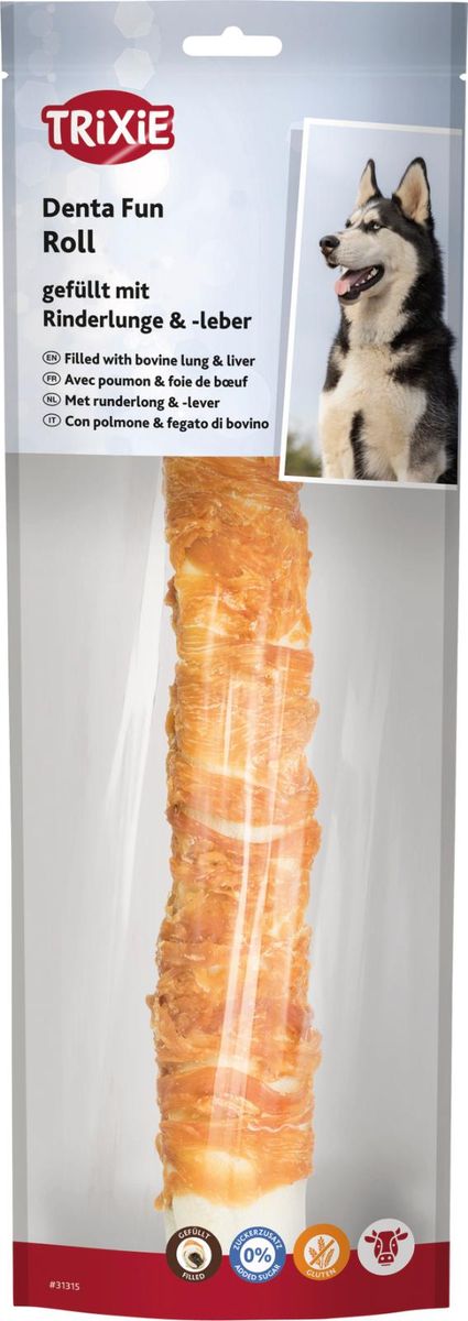 TRIXIE Dentafun Tygge Rull m.Fyll ( 28 cm x 150gr )