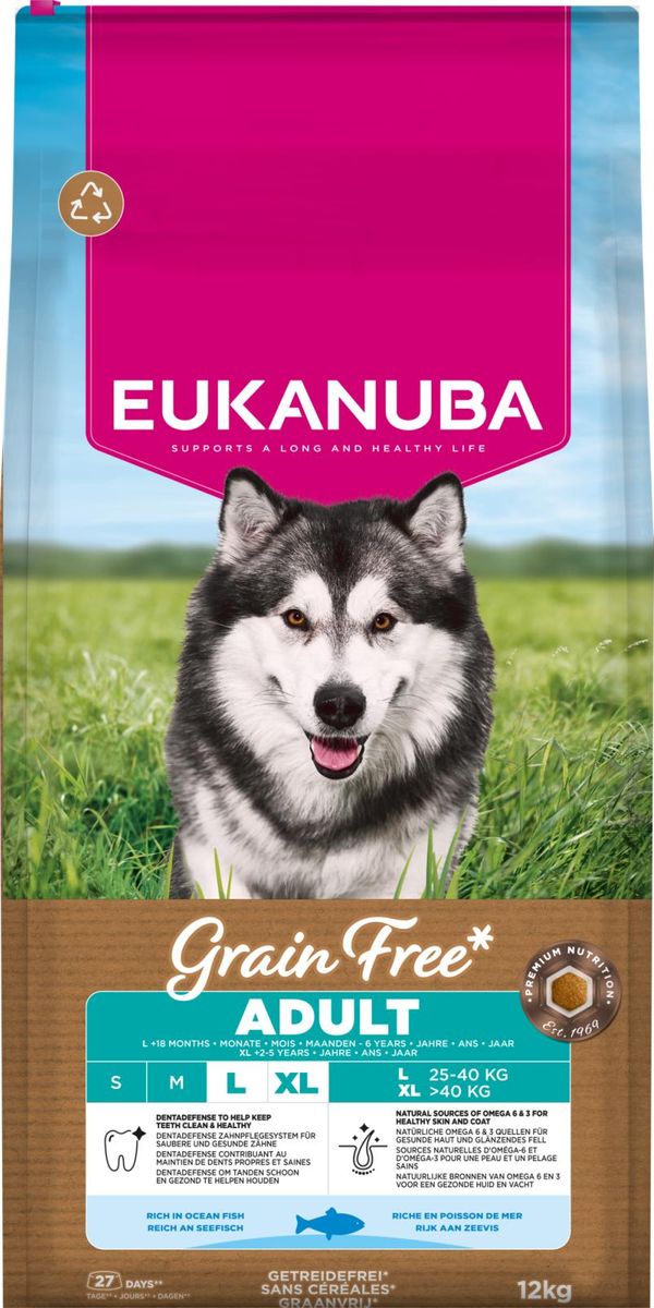 EUKANUBA Adult Large Breed GF Ocean Fish ( 12kg )