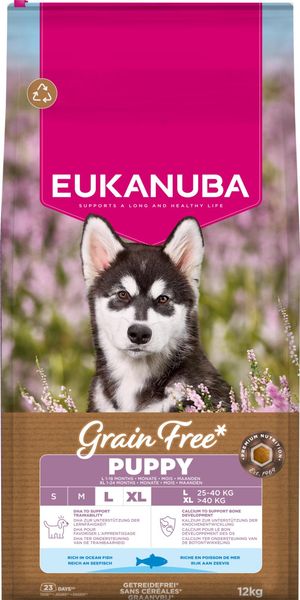 Hovedbilde EUKANUBA Puppy Large Grainfree Havfisk 12kg | ...